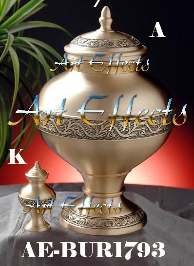 Manufacturers Exporters and Wholesale Suppliers of Imperial Bronze Brass Cremation Urn Mumbai, Maharashtra